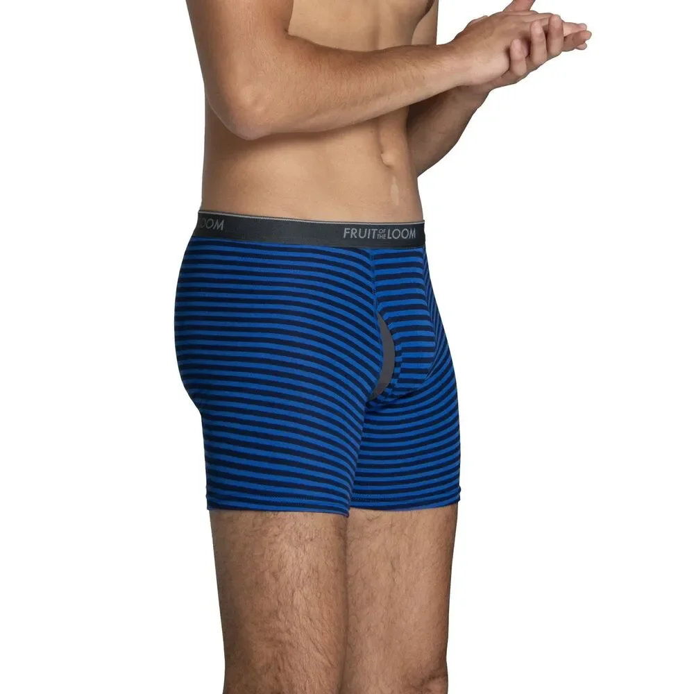 Fruit of the Loom 6pk Men's 2XL EverSoft CoolZone Boxer Briefs Moisture-Wicking
